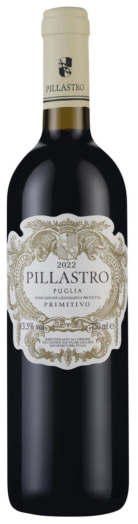 Cantine due Palme, Pillastro Primitivo Puglia 2024 - Bottle Hero