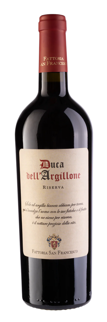 Fattoria San Francesco, Duca dell'Argillone Riserva 2020 - Bottle Hero
