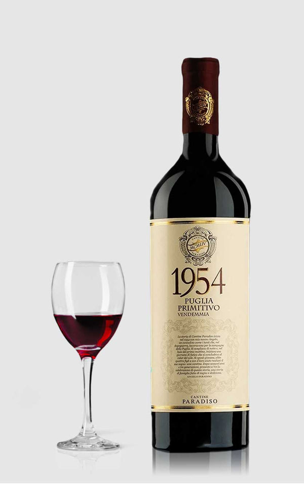 Cantine Paradiso 1954 Primitivo 2022 - Bottle Hero