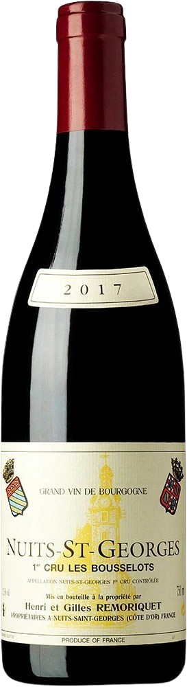 Domaine Remoriquet, Nuits-St-Georges 1. Cru Les Bousselots, 2022 - Bottle Hero