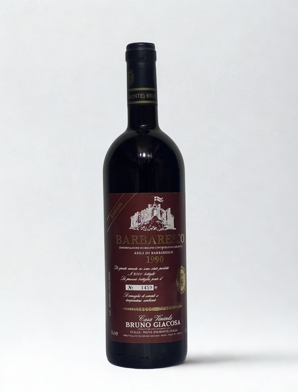 Bruno Giacosa, Barbaresco Asili di Barbaresco Riserva 1990 - Bottle Hero