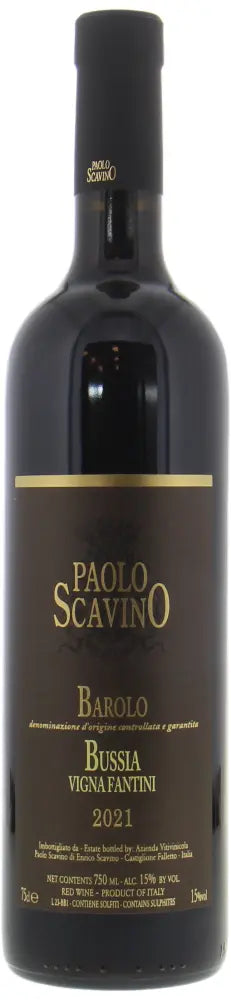 Tenuta Paolo Scavino, Barolo Bussia Vigna Fantini 2022 - Bottle Hero