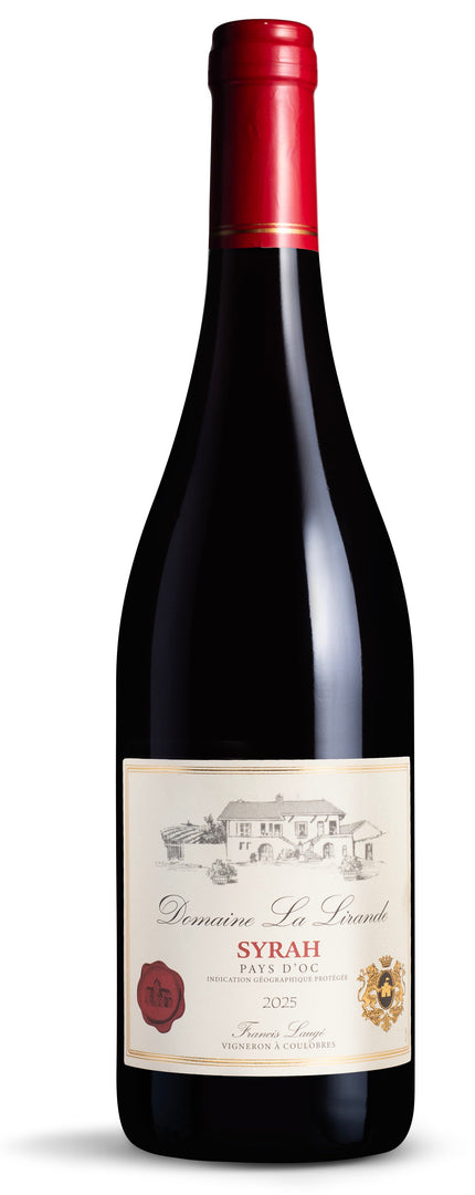 Domaine La Lirande, Syrah 2025 - Bottle Hero