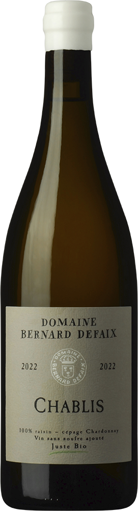 Bernard Defaix, Chablis Sans Soufre, 2022 - Bottle Hero