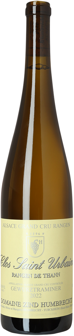 2022 Gewurztraminer Clos St. Urbain, Grand Cru, Monopole Zind-Humbrecht - Bottle Hero