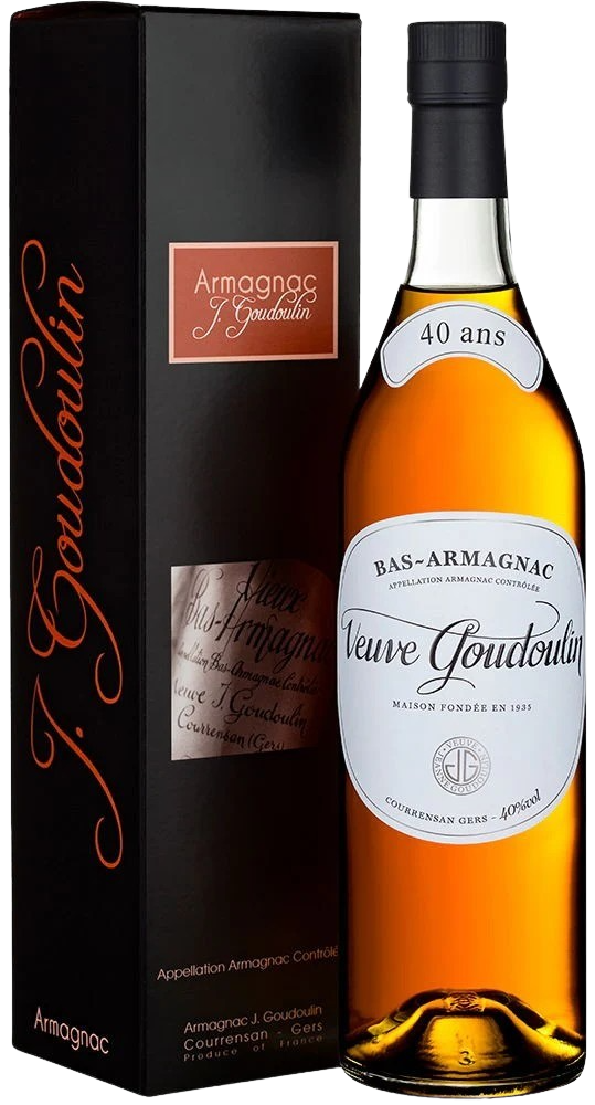 Armagnac Veuve Goudoulin, Bas Armagnac 40 Ans - Bottle Hero