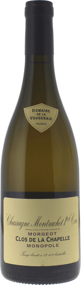 Chassagne Montrachet 1er Cru Morgeot Clos De La Chapelle Domaine Vougeraie, 2022 - Bottle Hero