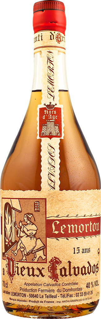 Vieux Calvados Lemorton, Calvados Hors d'Age 15 ans - Bottle Hero