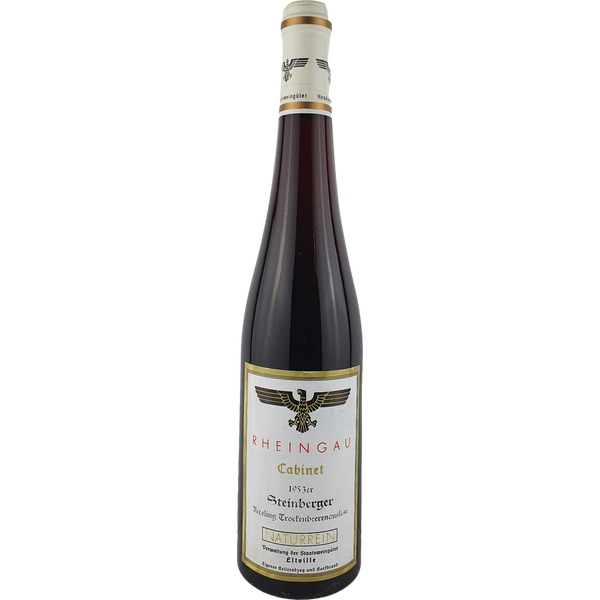 Staatsweingüter Eltville (Kloster Eberbach) - Steinberger Riesling Trockenbeerenauslese Cabinet  1953 - 0,7 l - Bottle Hero