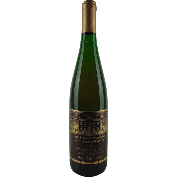 Dr. Heidemanns Bergweiler (Zach. Prüm Erben) - Bernkasteler Badstube Riesling Beerenauslese   1971 - 0,7 l - Bottle Hero