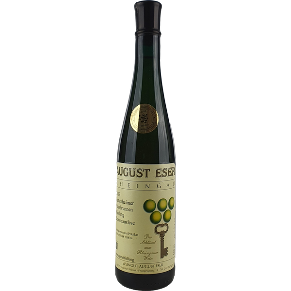 August Eser - Hattenheimer Nussbrunnen Riesling Beerenauslese Versteigerung  2003 - 0,5 l - Bottle Hero