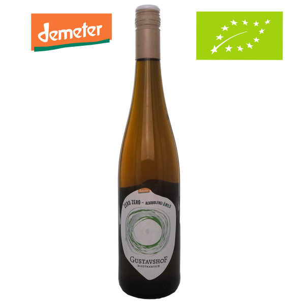 Gustavshof Zero Alkoholfri Demeter Øko - Bottle Hero