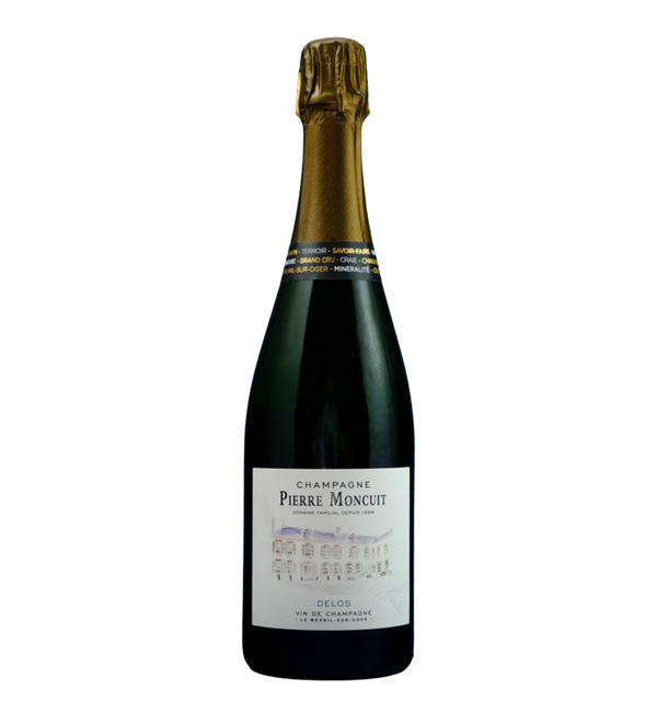 Champagne Pierre Moncuit Delos Blanc de Blancs Brut Champagne Grand Cru Le Mesnil-sur-Oger - Bottle Hero