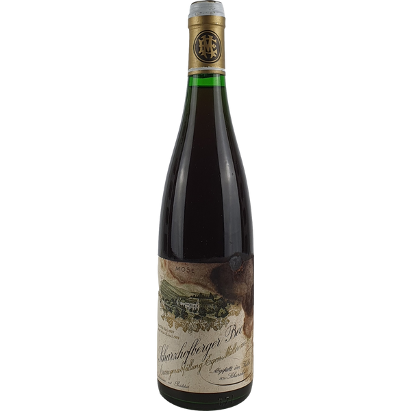 Egon Müller Scharzhof Scharzhofberger Riesling Beerenauslese Goldkapsel (damaged label)  1971  - 0,7l - Bottle Hero
