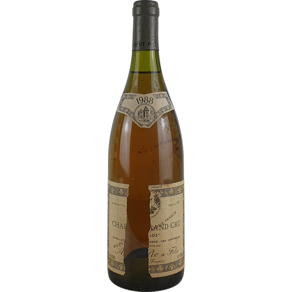 Albert Pic et Fils Les Clos Chablis Grand Cru  (damaged label)  1988  - 0,75l - Bottle Hero