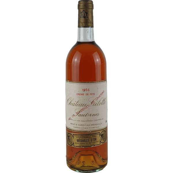 Chateau Gilette Creme de Tete   Sauternes   1955  - 0,75l - Bottle Hero