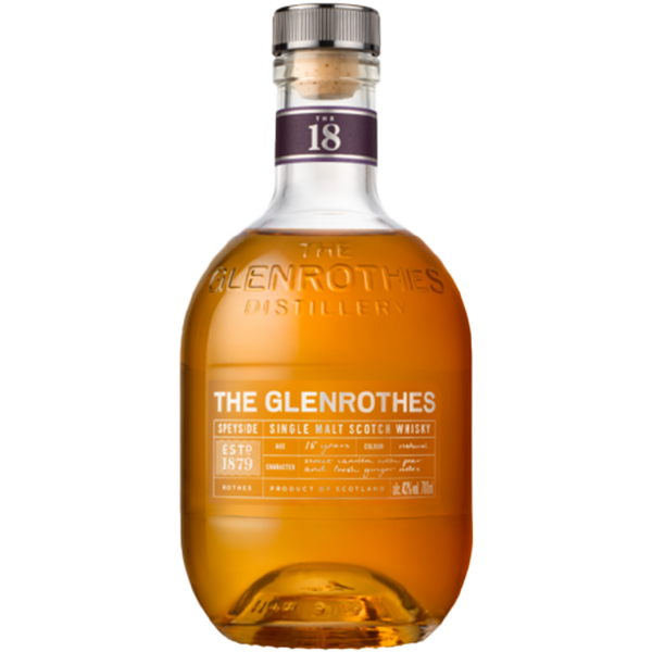 The Clenrothes, The Glenrothes 18 Year Old Single Malt Scotch Whisky - Bottle Hero