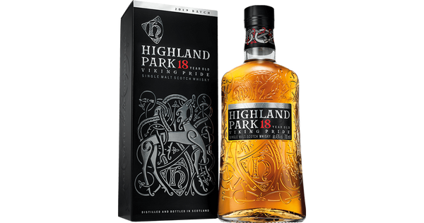 Highland Park 18 YO Malt NW 43% Viking - Bottle Hero