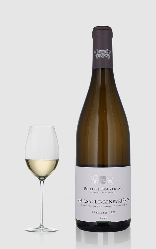 Domaine Bouzereau, Meursault 1. Cru Genevrieres 2023 White - Bottle Hero