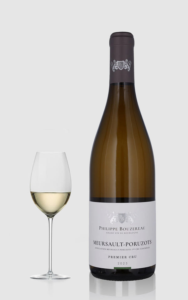 Domaine Bouzereau, Meursault 1. Cru Poruzots Blanc 2023 - Bottle Hero