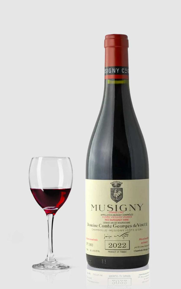 Domaine Comte Georges de Vogue, Musigny Grand Cru Cuvee Vieilles Vignes 2022 - Bottle Hero