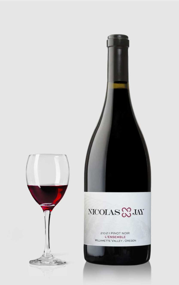 Nicolas & Jay L'ensemble Pinot Noir Willamette Valley 2023 - Bottle Hero