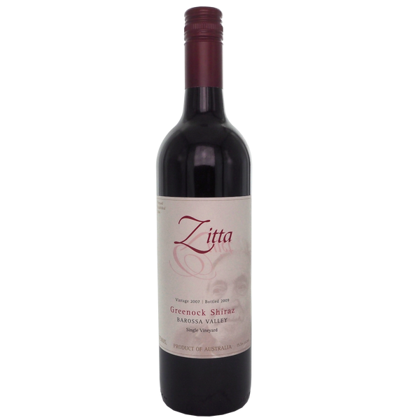 Zitta Wines Greenock Shiraz 2007 - Bottle Hero
