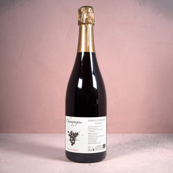Champagne Emmanuel Brochet, Rosé de Saignée 2023 - Bottle Hero