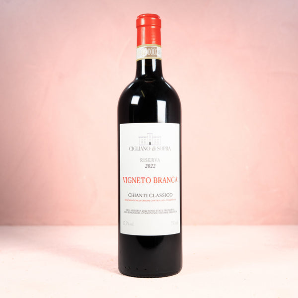 Cigliano di Sopra, Chianti Classico Riserva Vigneto Branca 2022 - Bottle Hero