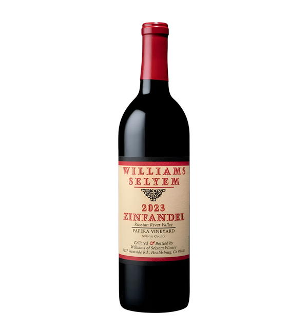 Williams Selyem Papera Vineyard Zinfandel 2023 - Bottle Hero