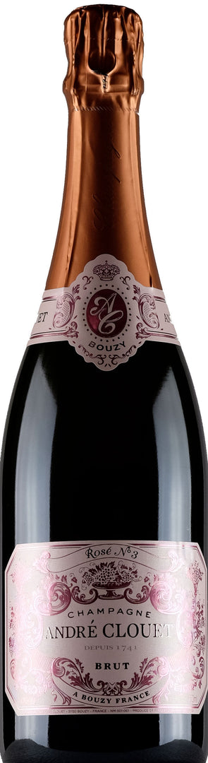 Andre Clouet Champagne Rosè N.3 Brut - Bottle Hero