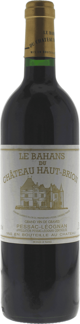 Bahans Haut Brion 2nd Vin Château Haut Brion Pessac-Léognan, 1989 - Bottle Hero