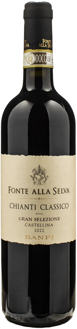 Banfi Chianti Classico Gran Selezione Castellina Fonte alla Selva 2022 - Bottle Hero