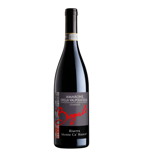 Begali Lorenzo Amarone della Valpolicella Classico Vigneto Monte Ca' Bianca 2018 - Bottle Hero