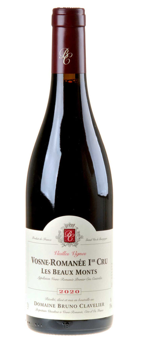 Bruno Clavelier Vosne Romanée 1er Cru Les Beaux Monts Bio 2020 - Bottle Hero
