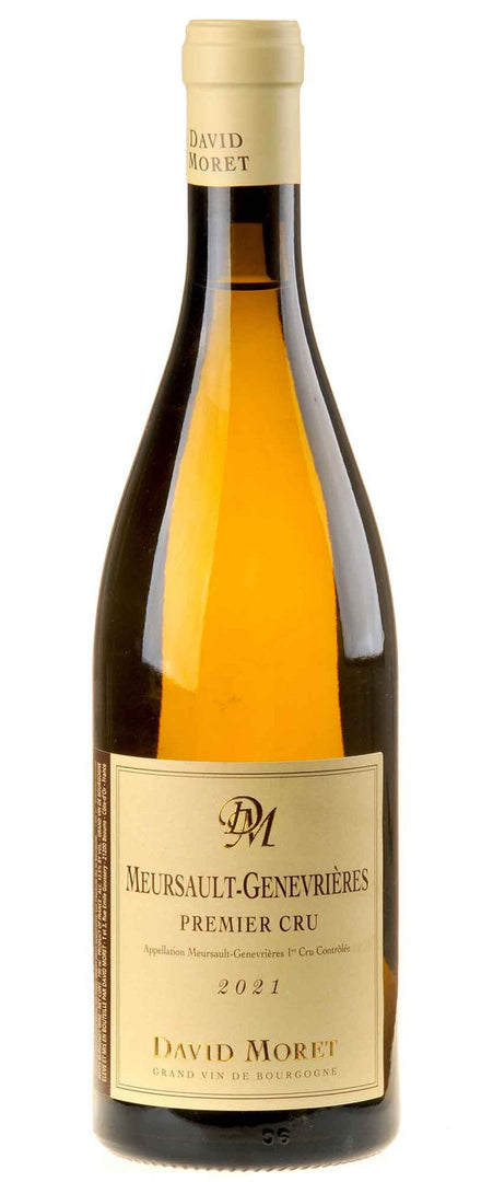 David Moret Meursault 1er Cru Les Genevrieres 2021 white - Bottle Hero