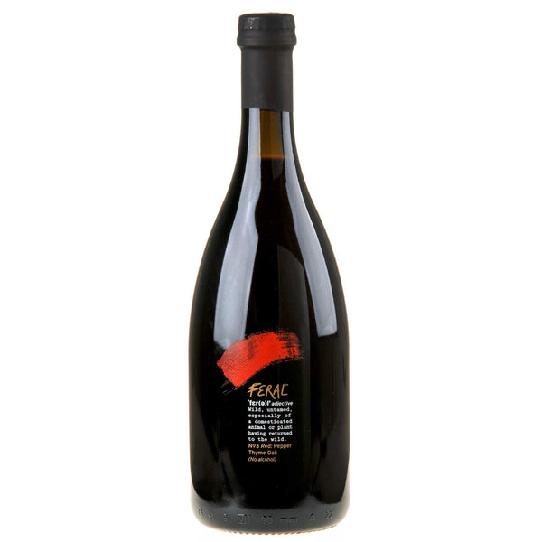 Feral Drinks Feral Nr. 3 Red: Red Beet Pepper, Thyme, Oak 0,0 % - Bottle Hero