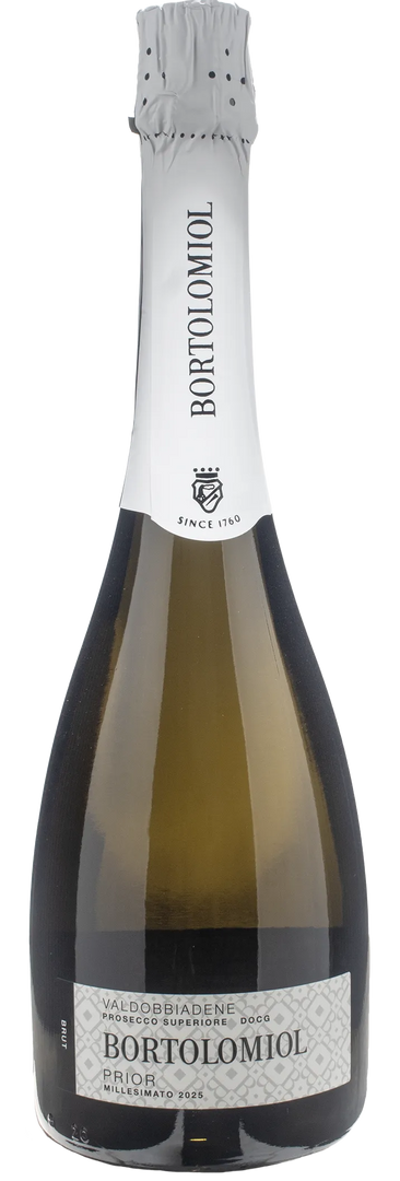 Bortolomiol Valdobbiadene Prosecco Superiore Brut Prior 2025 - Bottle Hero