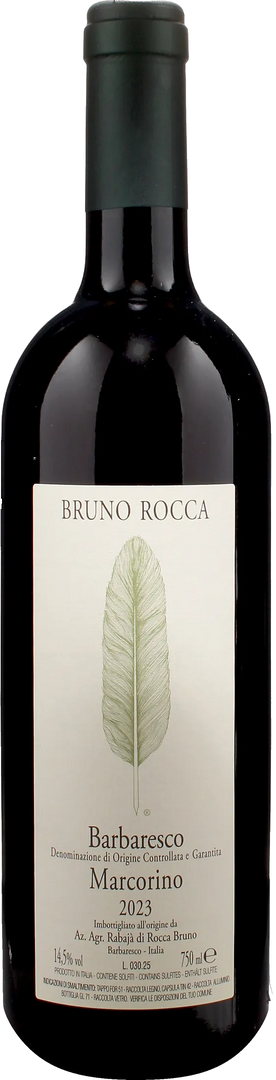 Bruno Rocca Barbaresco Marcorino 2023 - Bottle Hero
