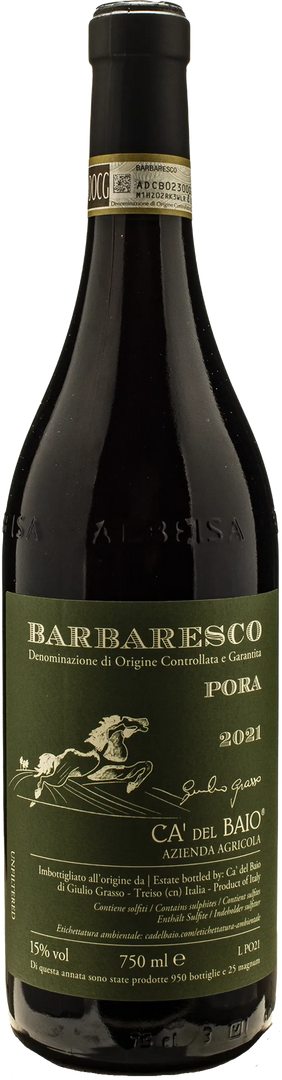 Ca del Baio Barbaresco Pora 2021