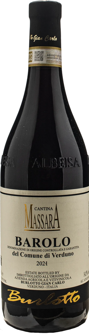 Cascina Massara Burlotto Barolo del Comune di Verduno 2021 - Bottle Hero