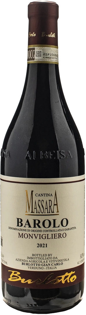 Cascina Massara Burlotto Barolo Monvigliero 2021 - Bottle Hero