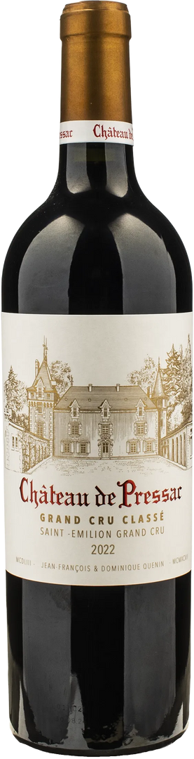 Chateau de Pressac Saint Emilion Grand Cru Classe 2022