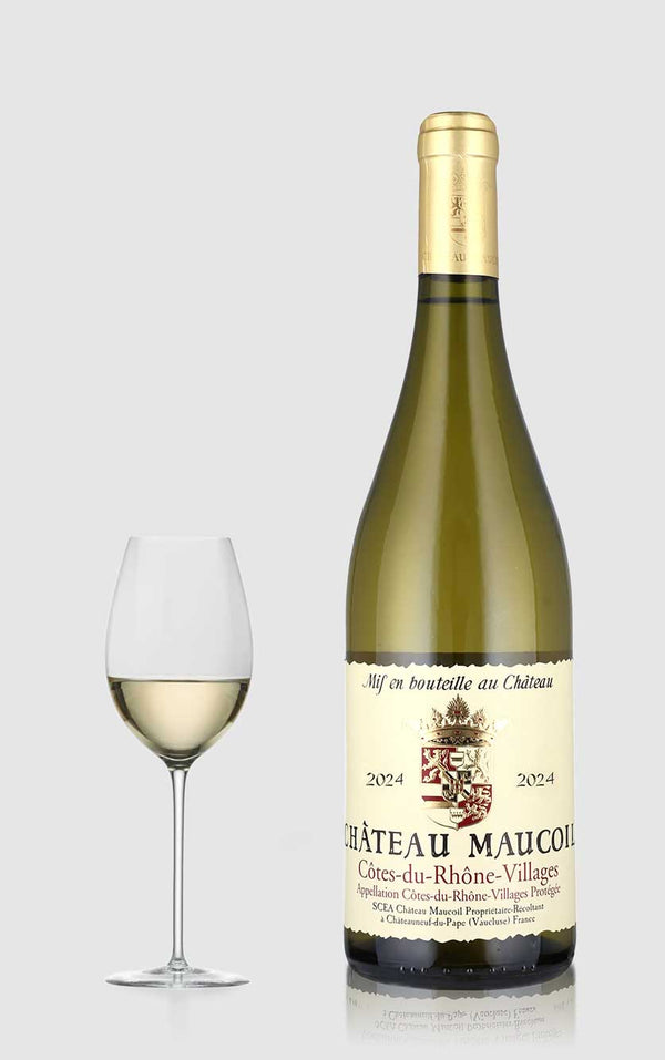 Château Maucoil, Chateau Maucoil Cote Du Rhone Villages Blanc 2024 - Bottle Hero