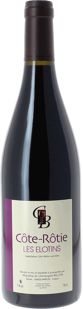 Côte Rotie Les Elotins Domaine Billon Côte Rotie, 2022 - Bottle Hero