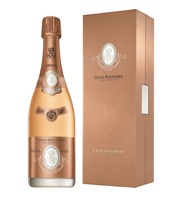 Louis Roederer Cristal Rosé 2005 Late Release i gaveæske - Bottle Hero