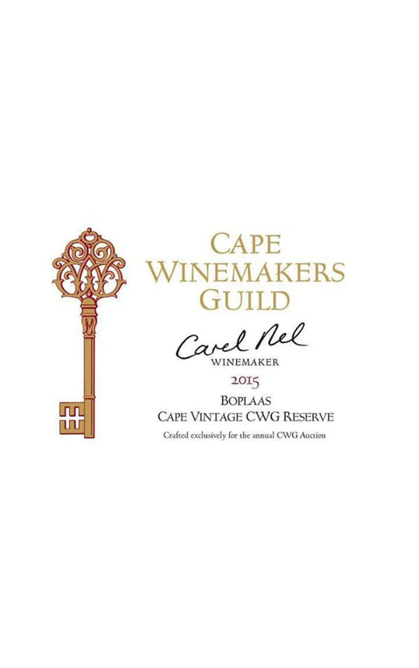 CWG Carel Nel Boplaas 2015 - Bottle Hero