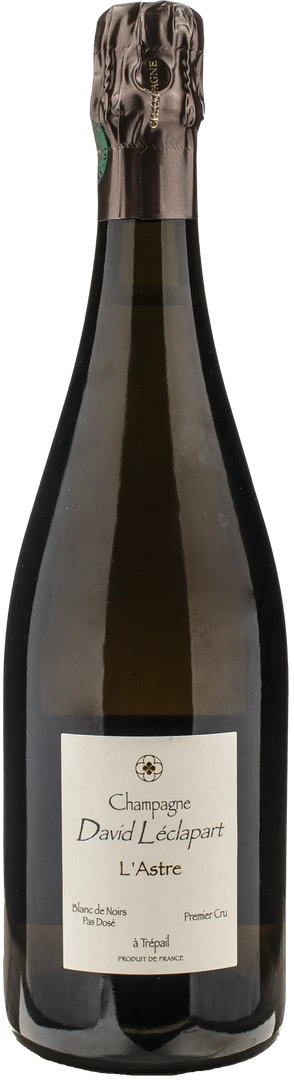 David Leclapart Champagne 1er Cru Blanc de Noirs Pas Dose L'Astre - Bottle Hero