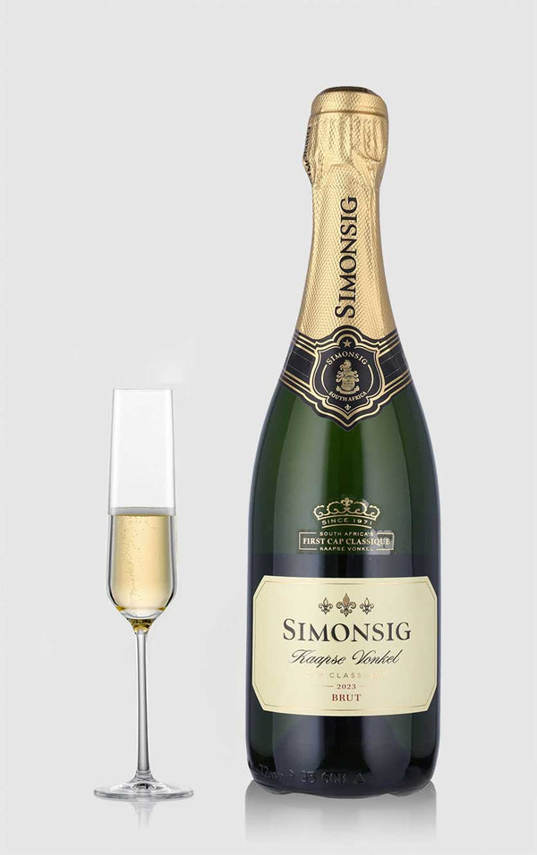 Simonsig Kaapse Vonkel Brut Stellenbosch 2023 - Bottle Hero