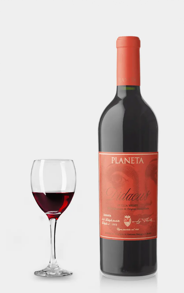Didacus Rosso Wooden Box Sicilien Planeta 2017 - Bottle Hero